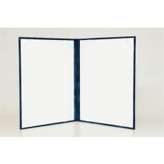   Oklevéltartó, A5, exkluzív, plüss, 2 db A5 oklevélhez, kék