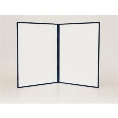   Oklevéltartó, A4, exkluzív, plüss, 2 db A4 oklevélhez, kék