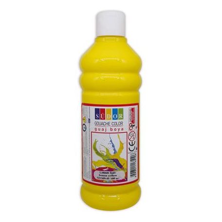 SUDOR Tempera, 500 ml, Südor, citromsárga