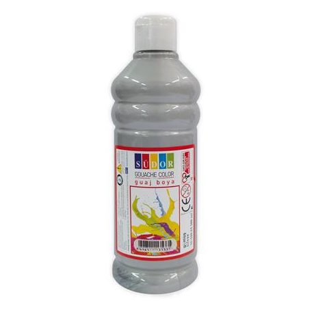 SUDOR Tempera, 500 ml, Südor, metál ezüst