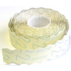 METO Árazógépszalag, 22x12 mm, METO, zöld