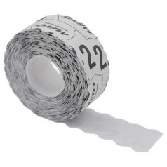 METO Árazógépszalag, 26x12 mm, METO, fehér