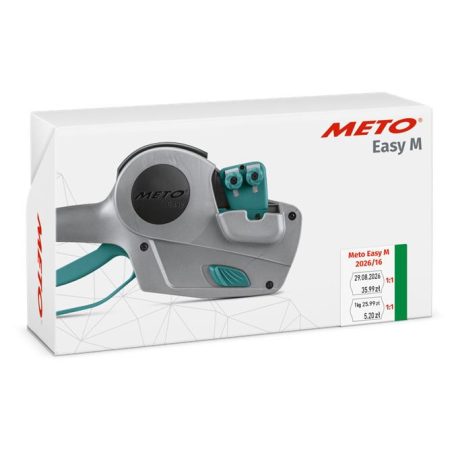 METO Árazógép, kétsoros, 10+10 számjegy, METO "Easy M 2026/16"