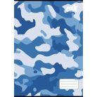 COOL BY VICTORIA Füzet, tűzött, A4, kockás, 32 lap, COOL BY VICTORIA "Camouflage", "87-32"