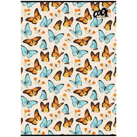 COOL BY VICTORIA Füzet, tűzött, A4, sima, 80 lap, COOL BY VICTORIA "Ornamentica"