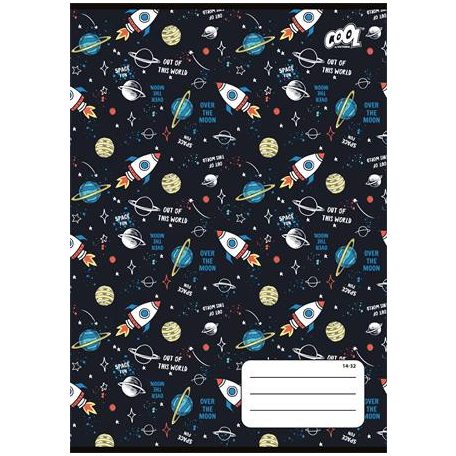 COOL BY VICTORIA Füzet, tűzött, A5, vonalas, 32 lap, 1. osztály, COOL BY VICTORIA "Kids Adventure", "14-32"