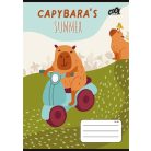 COOL BY VICTORIA Füzet, tűzött, A5, vonalas, 32 lap, 1. osztály, COOL BY VICTORIA "Capibara", "14-32"