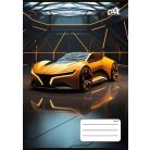 COOL BY VICTORIA Füzet, tűzött, A5, vonalas, 32 lap, 2. osztály, COOL BY VICTORIA "Future Cars", "16-32"