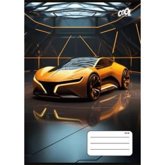   COOL BY VICTORIA Füzet, tűzött, A5, vonalas, 32 lap, 2. osztály, COOL BY VICTORIA "Future Cars", "16-32"