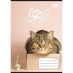   COOL BY VICTORIA Füzet, tűzött, A5, vonalas, 32 lap, 4-8. osztály, COOL BY VICTORIA "Cats Forever", "21-32"