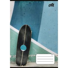   COOL BY VICTORIA Füzet, tűzött, A5, vonalas, 32 lap, 4-8. osztály, COOL BY VICTORIA "Urban Ride", "21-32"