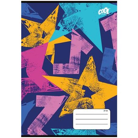 COOL BY VICTORIA Füzet, tűzött, A5, kockás, 32 lap, COOL BY VICTORIA "Pop Stars", "27-32"