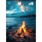 COOL BY VICTORIA Füzet, tűzött, A4, vonalas, 80 lap, COOL BY VICTORIA "Polar Night"