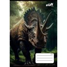 COOL BY VICTORIA Füzet, tűzött, A5, vonalas, 32 lap, 3. osztály, COOL BY VICTORIA, "Jurassic", "12-32"