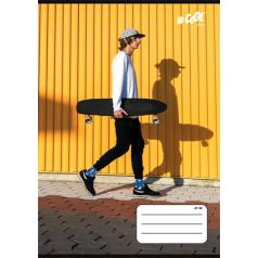   COOL BY VICTORIA Füzet, tűzött, A5, vonalas, 32 lap, 4-8. osztály, COOL BY VICTORIA, "Skateboard", "21-32"