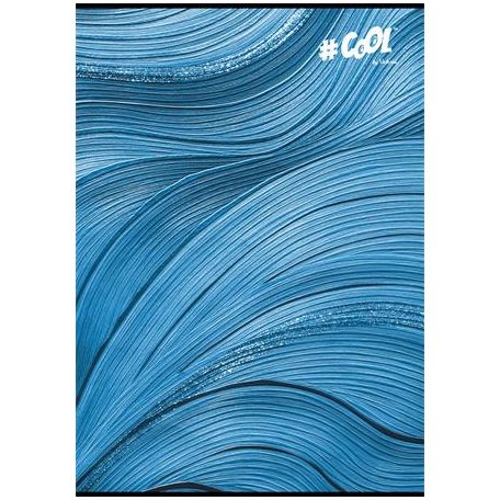 COOL BY VICTORIA Füzet, tűzött, A4, kockás, 80 lap, COOL BY VICTORIA, "Blue moments"