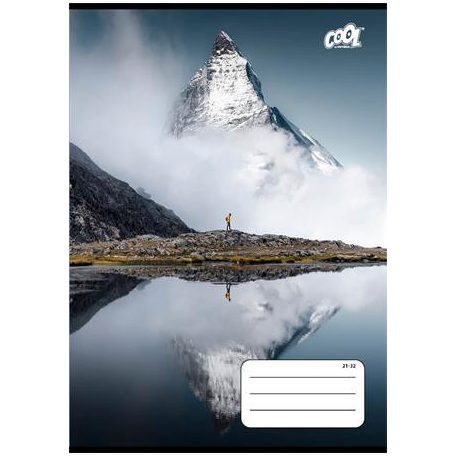 COOL BY VICTORIA Füzet, tűzött, A5, vonalas, 32 lap, 4-8. osztály, COOL BY VICTORIA "Adventure", "21-32"