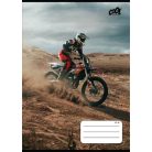 COOL BY VICTORIA Füzet, tűzött, A5, vonalas, 32 lap, 4-8. osztály, COOL BY VICTORIA "Motocross", "21-32"