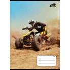 COOL BY VICTORIA Füzet, tűzött, A5, vonalas, 32 lap, 4-8. osztály, COOL BY VICTORIA "Motocross", "21-32"