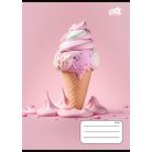 COOL BY VICTORIA Füzet, tűzött, A5, vonalas, 32 lap, 4-8. osztály, COOL BY VICTORIA "Sweet pink", "21-32"