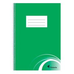   VICTORIA PAPER Spirálfüzet, A4, sima, 70 lap, VICTORIA PAPER