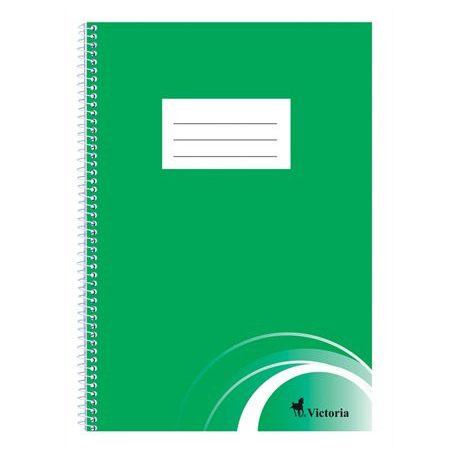 VICTORIA PAPER Spirálfüzet, A4, sima, 70 lap, VICTORIA PAPER