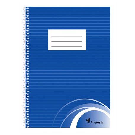 VICTORIA PAPER Spirálfüzet, A4, vonalas, 70 lap, VICTORIA PAPER