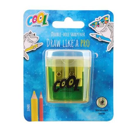 COOL BY VICTORIA Hegyező, kétlyukú, tartályos, COOL BY VICTORIA, vegyes színek