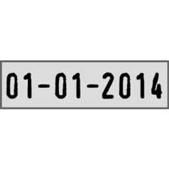   TRODAT Dátumbélyegző, fordított, TRODAT "4810 MA"