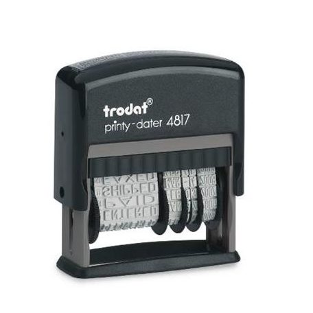 TRODAT Dátum- és szövegbélyegző, 12 féle szöveggel, TRODAT "4817"