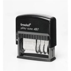   TRODAT Dátum- és szövegbélyegző, 12 féle szöveggel, TRODAT "4817"