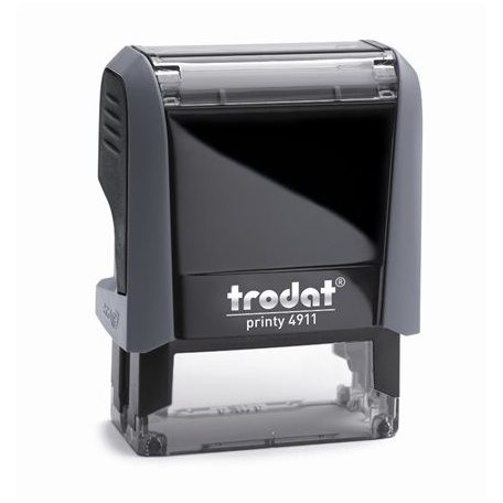 TRODAT Bélyegző, TRODAT "Printy 4911", fekete ház, kék párnával
