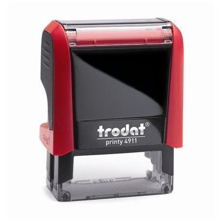 TRODAT Bélyegző, TRODAT "Printy 4911", fekete ház, kék párnával