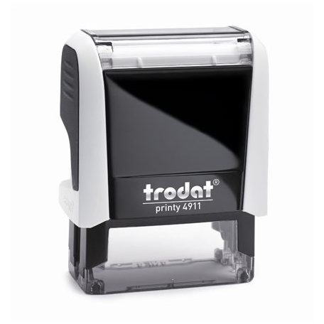 TRODAT Bélyegző, TRODAT "Printy 4911", fekete ház, kék párnával