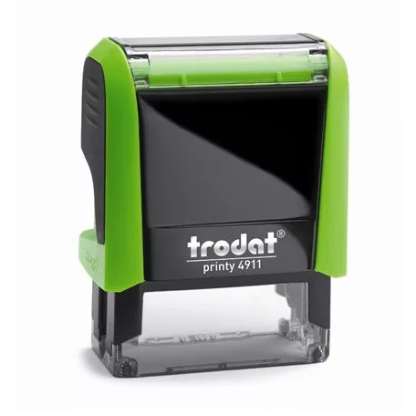 TRODAT Bélyegző, TRODAT "Printy 4911", fekete ház, kék párnával