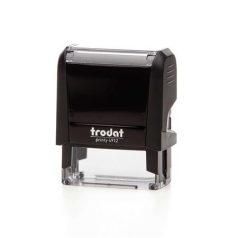   TRODAT Bélyegző, TRODAT "Printy 4912", fekete ház, fekete párnával