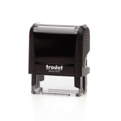   TRODAT Bélyegző, TRODAT "Printy 4912", fekete ház, kék párnával