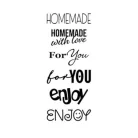 TRODAT Bélyegző készlet, 6 minta, TRODAT "Creativ Homemade"
