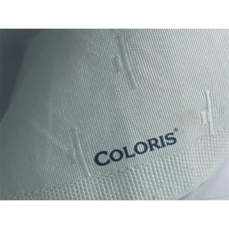 COLORIS Bélyegzőfesték, 50 ml, textilhez, COLORIS, "Berolin Ariston", fehér