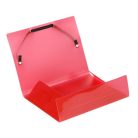 VIQUEL Gumis mappa, 20 mm, PP, A6, VIQUEL "Propyglass Mini", vegyes színek