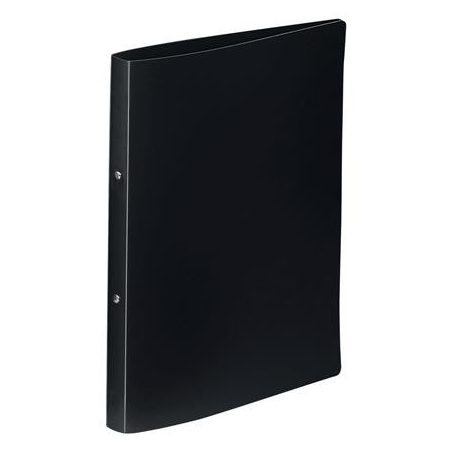 VIQUEL Gyűrűs könyv, 2 gyűrű, 25 mm, A4, PP, VIQUEL "Essentiel", fekete