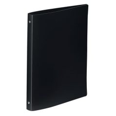   VIQUEL Gyűrűs könyv, 4 gyűrű, 25 mm, A4, PP, VIQUEL "Essentiel", fekete
