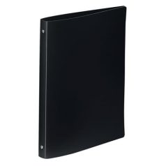   VIQUEL Gyűrűs könyv, 4 gyűrű, 25 mm, A4, PP, VIQUEL "Essentiel", fekete