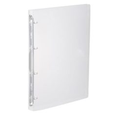   VIQUEL Gyűrűs könyv, 4 gyűrű, 25 mm, A4, PP, VIQUEL "Propyglass", víztiszta