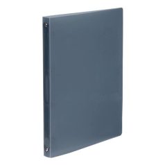  VIQUEL Gyűrűs könyv, 4 gyűrű, 25 mm, A4, PP, VIQUEL "Propyglass", füstszínű