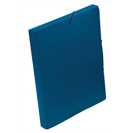 VIQUEL Gumis mappa, 30 mm, PP, A4, VIQUEL "Essentiel", kék