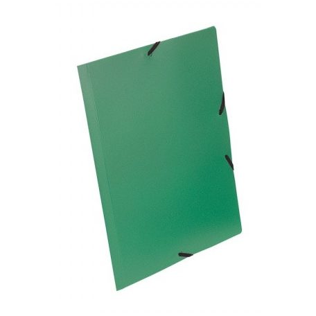 VIQUEL Gumis mappa, 15 mm, PP, A4, VIQUEL "Essentiel", zöld