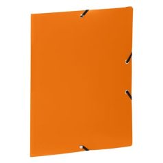   VIQUEL Gumis mappa, 15 mm, PP, A4, VIQUEL "Essentiel", narancssárga