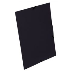   VIQUEL Gumis mappa, 15 mm, PP, A4, VIQUEL "Essentiel", fekete
