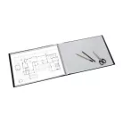 VIQUEL Bemutatómappa, PP, 30 zsebes, A3, fekvő, PP, VIQUEL "Creative Gallery", fekete